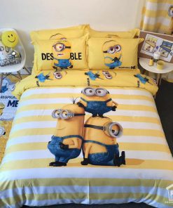 Bộ chăn ga gối hình Minion Siêu Ngộ Nghĩnh
