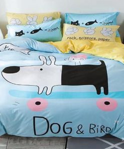 Bộ chăn ga gối hình động vật đáng yêu cho trẻ em