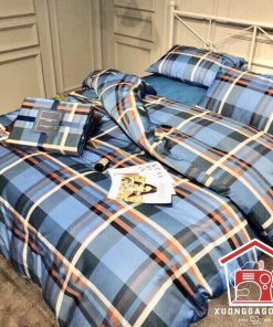 Bộ chăn ga gối gia đình - 100% cotton lụa