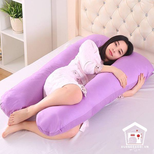 gối chữ u cho bà bầu